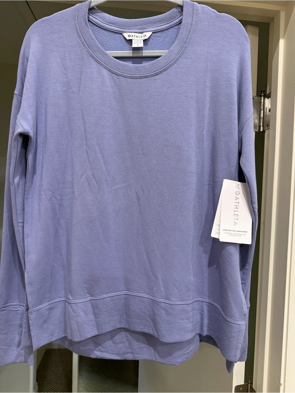 Athleta Periwinkle Crewneck Pullover